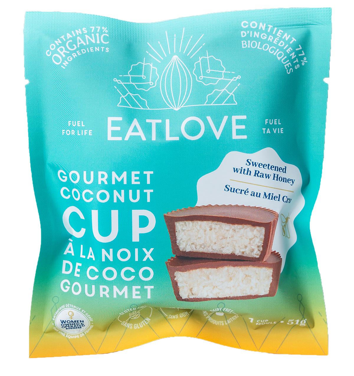 EATLOVE Coconut Chocolate Cup EATLOVE Coconut Chocolate Cup